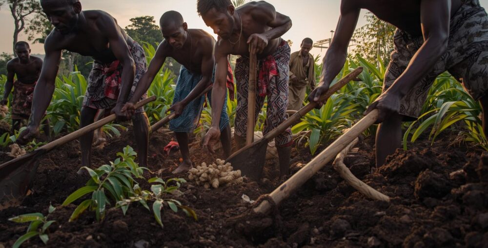 Dedicated farmers working together to bring fresh, high-quality produce from field to table.